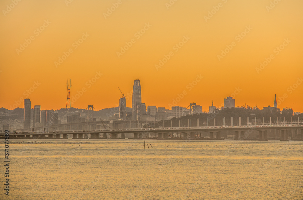 San Francisco Skyline in the Evening