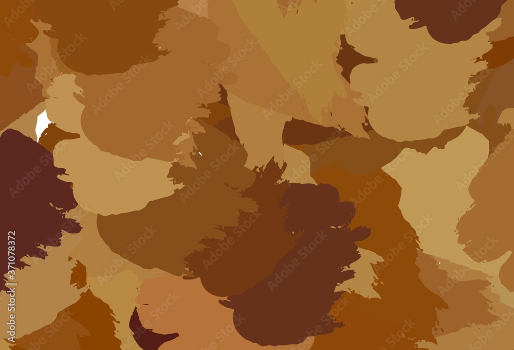 Light Blue, Yellow vector pattern with random forms. Light Blue, Yellow vector pattern with random forms.