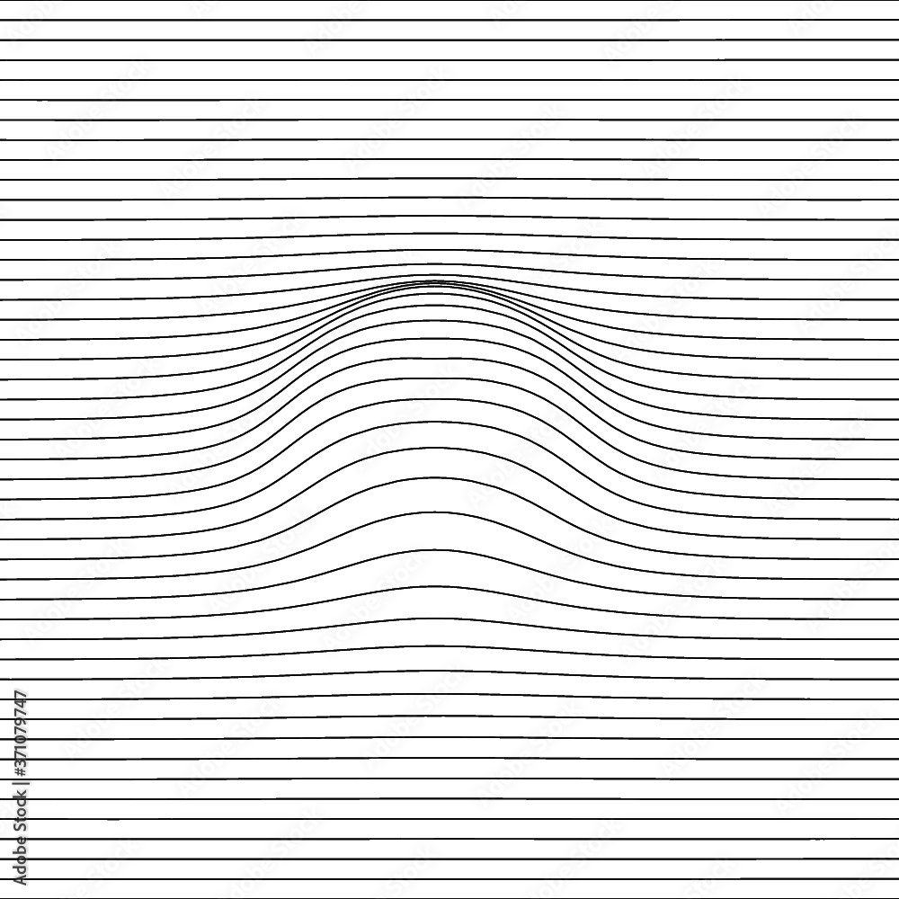 MINIMAL DISTORTED AND WARPED LINES