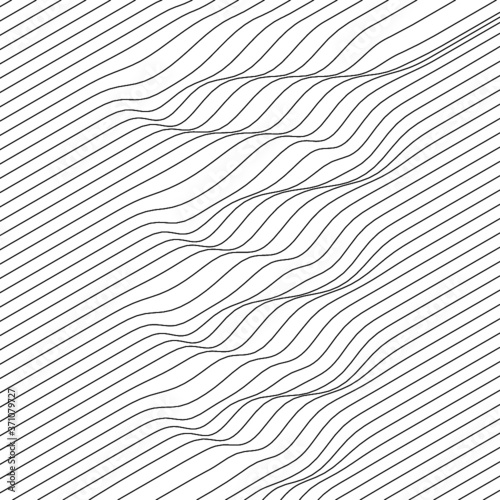 MINIMAL DISTORTED AND WARPED LINES