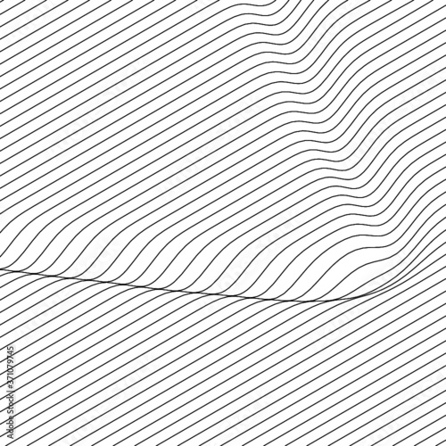 MINIMAL DISTORTED AND WARPED LINES