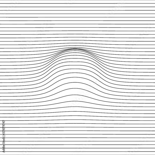 MINIMAL DISTORTED AND WARPED LINES