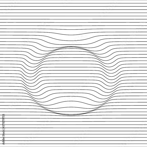 MINIMAL DISTORTED AND WARPED LINES