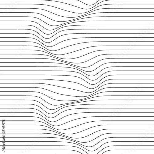 MINIMAL DISTORTED AND WARPED LINES
