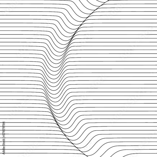 MINIMAL DISTORTED AND WARPED LINES