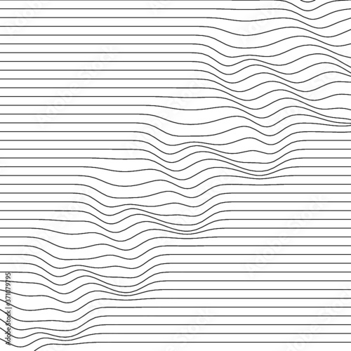 MINIMAL DISTORTED AND WARPED LINES