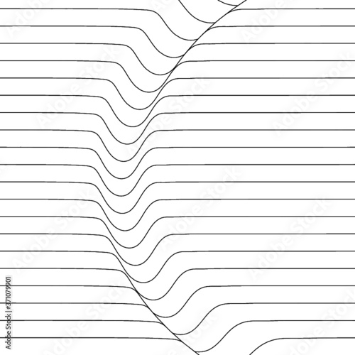 MINIMAL DISTORTED AND WARPED LINES