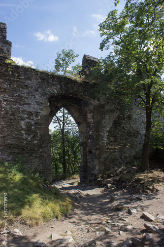 Entrance gate to the Bezdez castle
