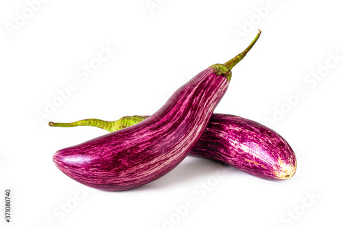 Wallpaper Mural Striped, lilac eggplant varieties 'graffiti' Torontodigital.ca