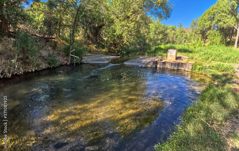Stewart Ranch Flow Station in Upper Verde River Wildlife Area Stewart Ranch Flow Station in Upper Verde River Wildlife Area