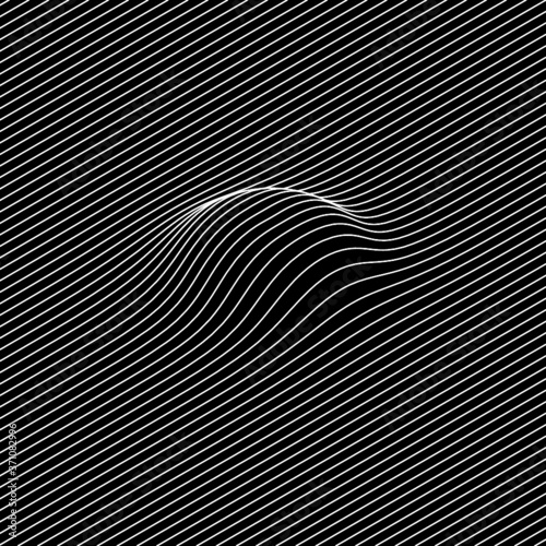 MINIMAL DISTORTED AND WARPED LINES