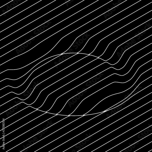 MINIMAL DISTORTED AND WARPED LINES