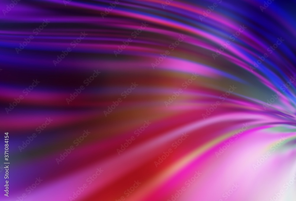 Obraz premium Light Pink, Red vector glossy abstract backdrop. Colorful abstract illustration with gradient. New style for your business design.