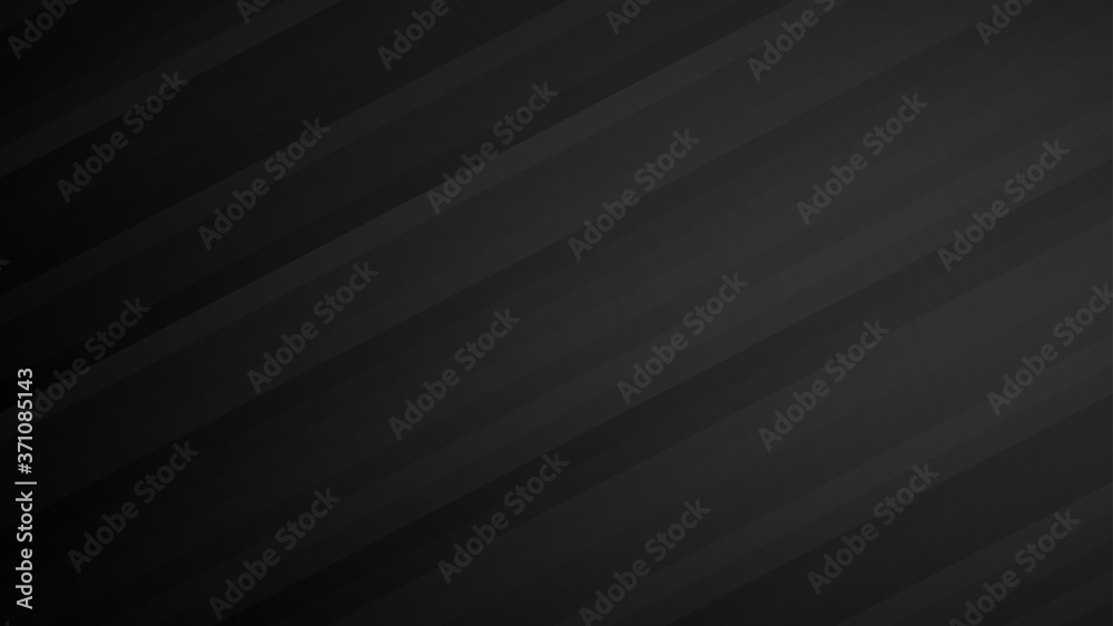 Abstract background of gradient stripes in black and gray colors