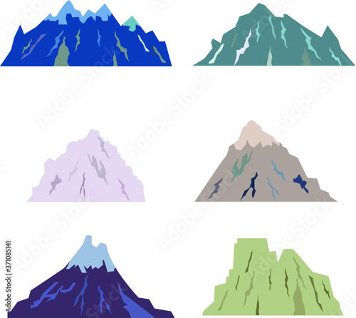 set of mountains