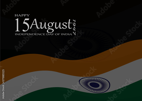 India independence day background illustration concept isolated