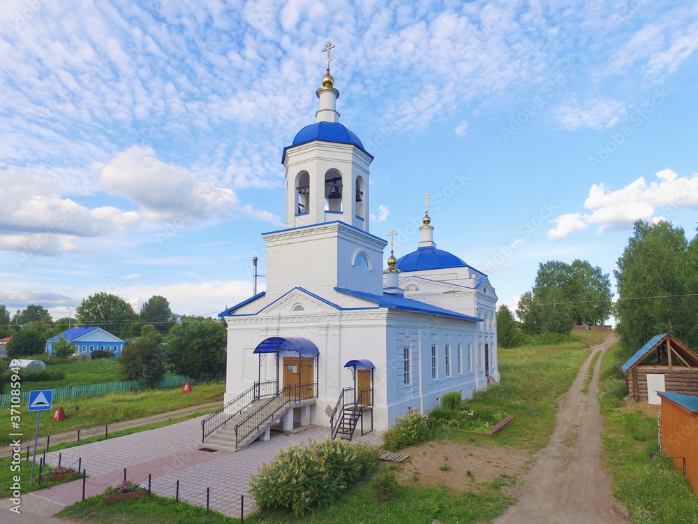 Church of Michael the Archangel, village of Shoshka, Komi Republic, Russia.