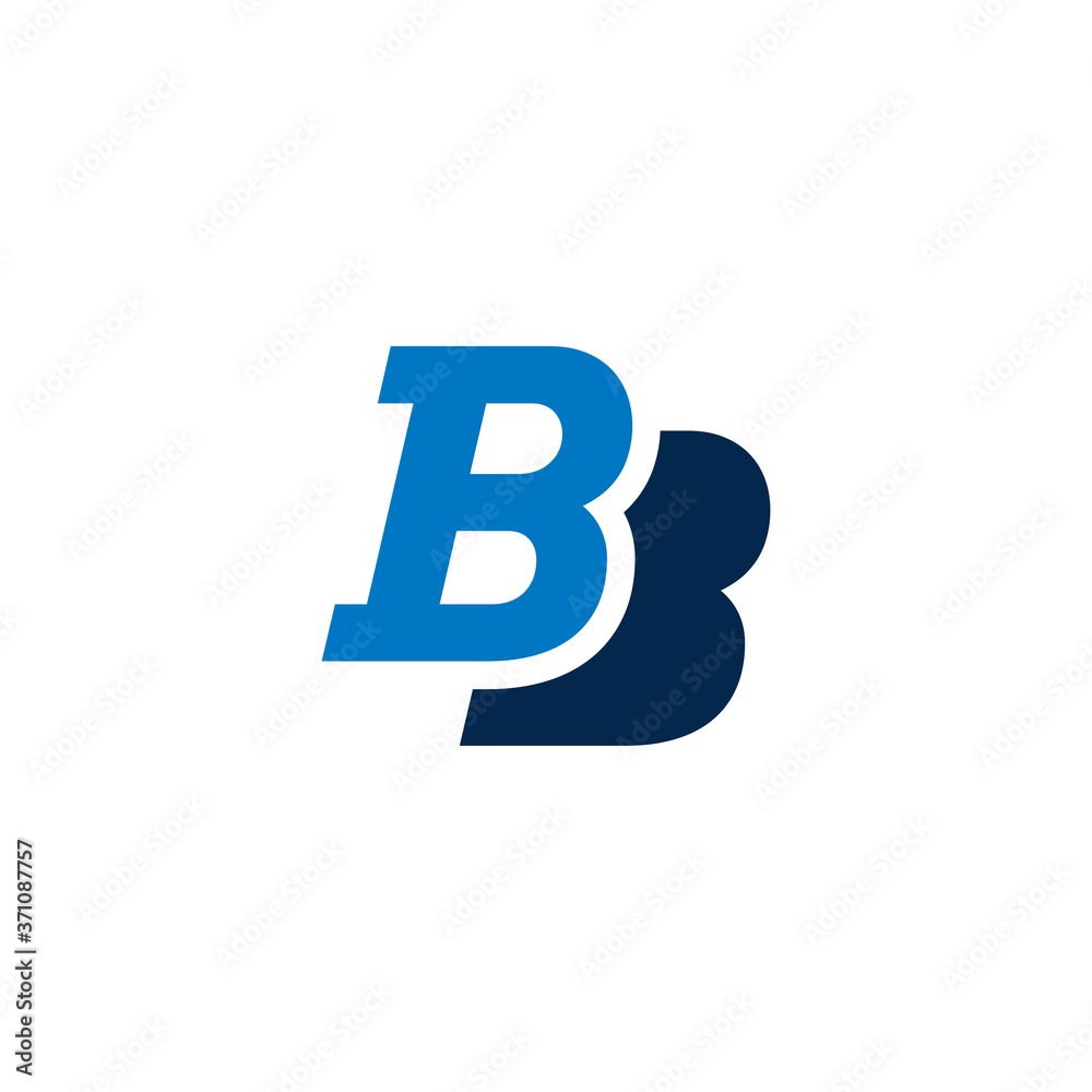 Initial letter logo BB, logo template Initial letter logo BB, logo template