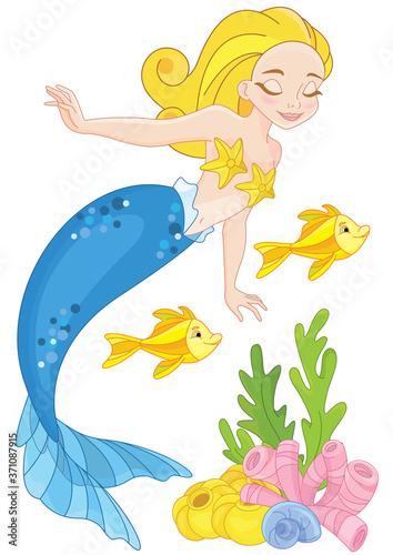 Cute Mermaid Princess