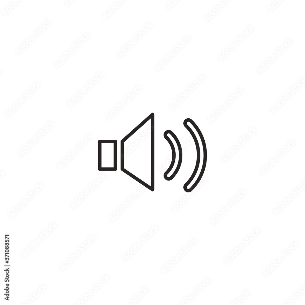 speaker outline icon logo speaker outline icon logo