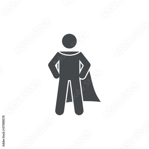 super hero icon logo