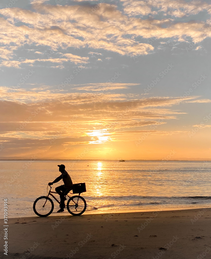 Fototapeta premium sunset on the beach