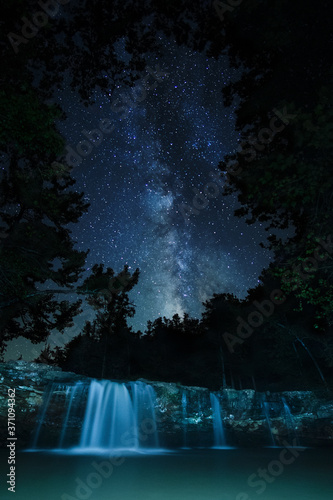 Falling Water Falls at Richland Creek in Arkansas