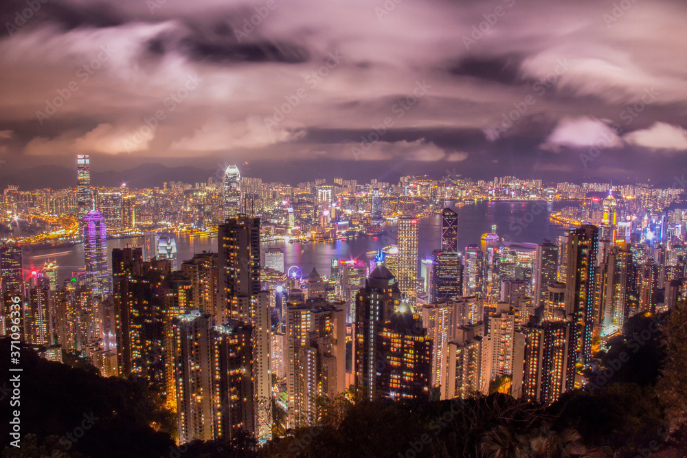 Hong Kong Skyline at Night