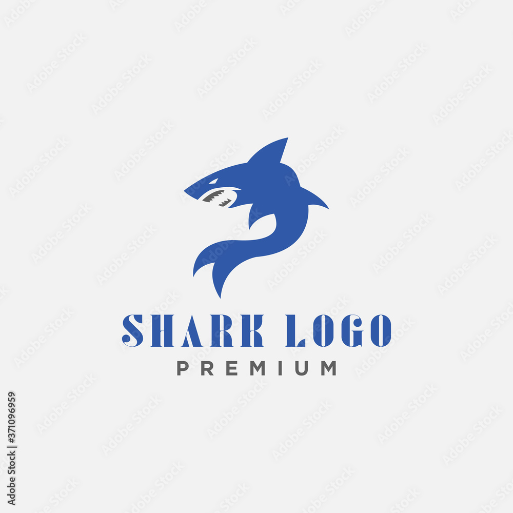 Shark logo template