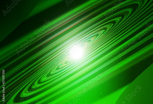 Light Green vector background with astronomical stars. Modern abstract illustration with Big Dipper stars. Template for cosmic backgrounds.