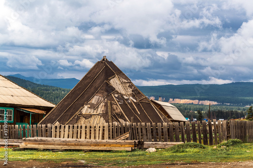 The Village Ulagan. Altai republic photo