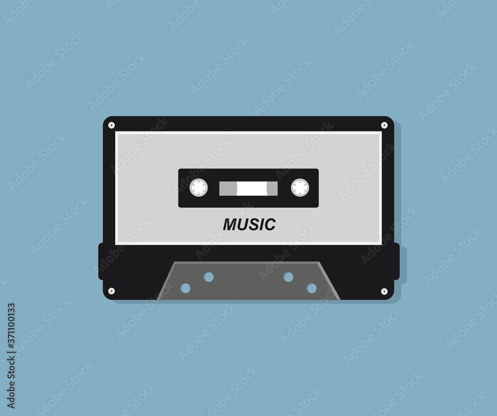 simple design about cassette tape