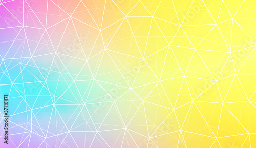 Blurry triangle texture. For wallpaper, presentation background, interior design, fashion print. Vector illustration. Creative gradient color.
