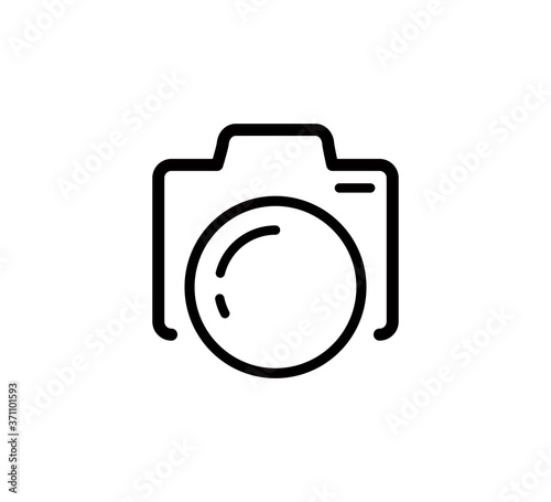 Camera icon vector logo design template