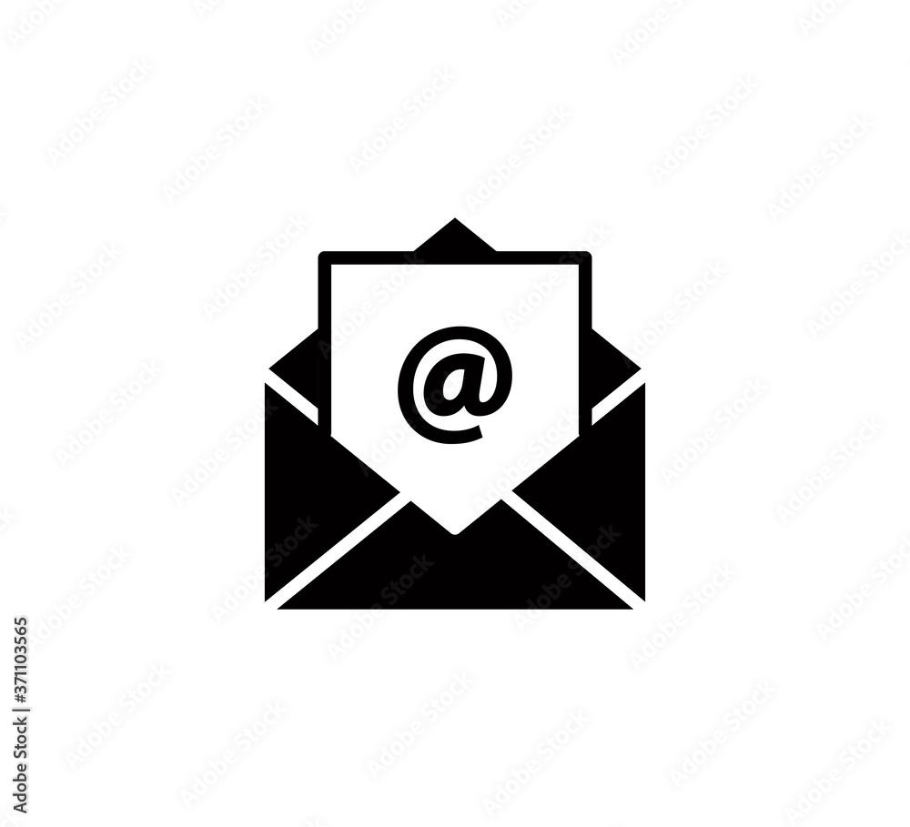 Email icon vector logo design template illustration Email icon vector logo design template illustration