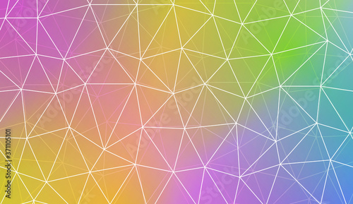 Blurry triangle texture. For wallpaper, presentation background, interior design, fashion print. Vector illustration. Creative gradient color.