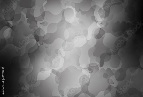 Light Gray vector pattern with random forms.