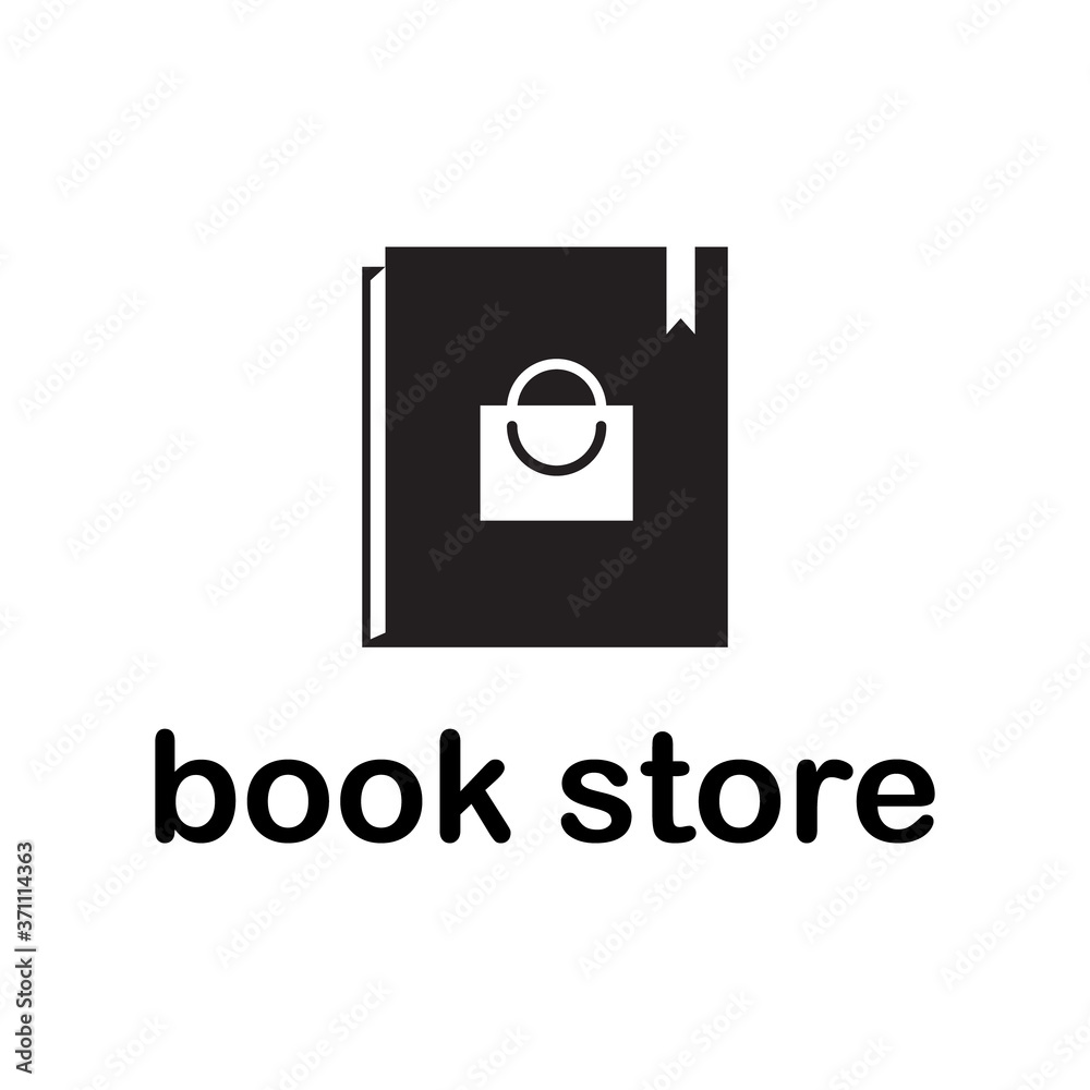 Design a bookstore logo icon. vector illustration Design a bookstore logo icon. vector illustration