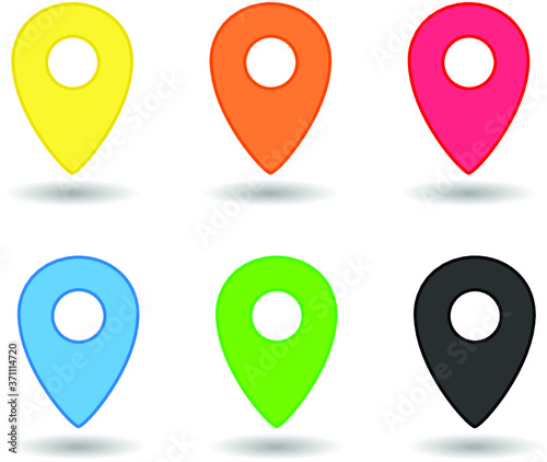 Free Download set of map pointers - GFXLoad