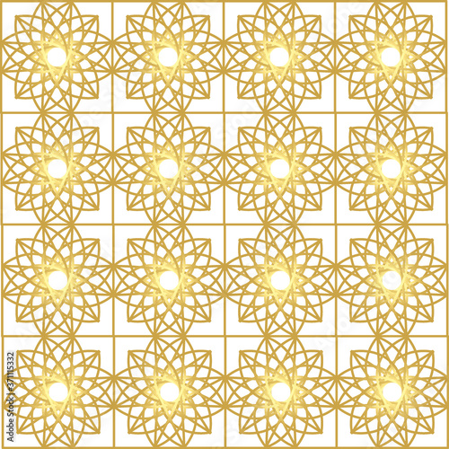 seamless pattern design suitable for use in building architects and Islamic themes