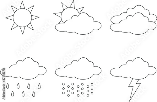 weather forecast icons