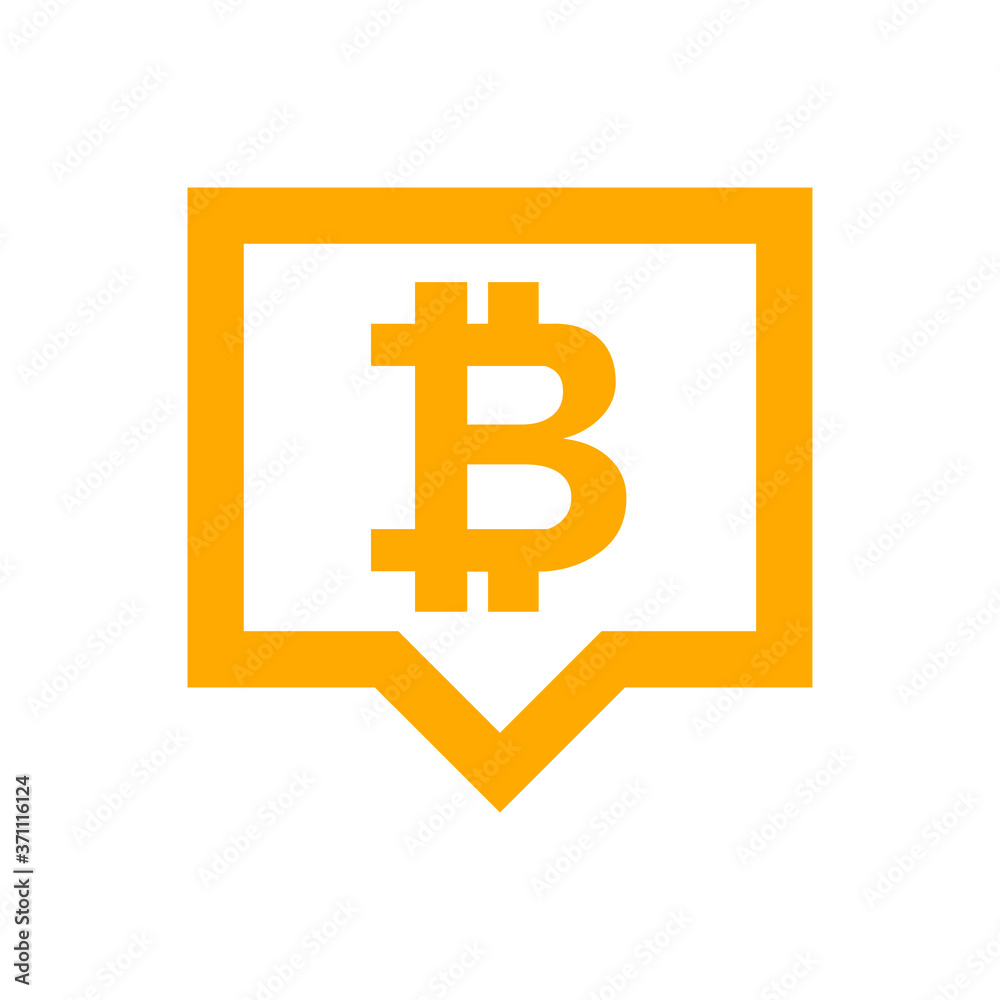 bitcoin currency symbol in speech bubble square orange for icon, cryptocurrency bitcoin money for app symbol, simple flat bitcoin money, currency digital bitcoin symbol for financial concept bitcoin currency symbol in speech bubble square orange for icon, cryptocurrency bitcoin money for app symbol, simple flat bitcoin money, currency digital bitcoin symbol for financial concept