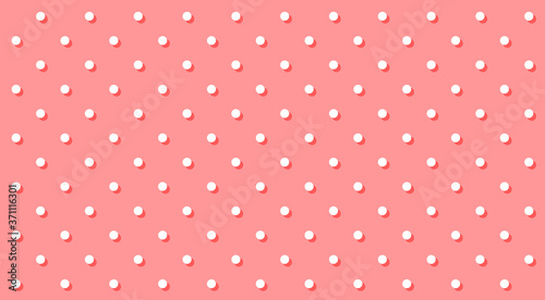 polka dot white on pink pastel soft background, pink pastel simple with polka dot white small pattern, cute polka dots for decoration backgrounds, pink soft simple for dots pattern fabric and textile