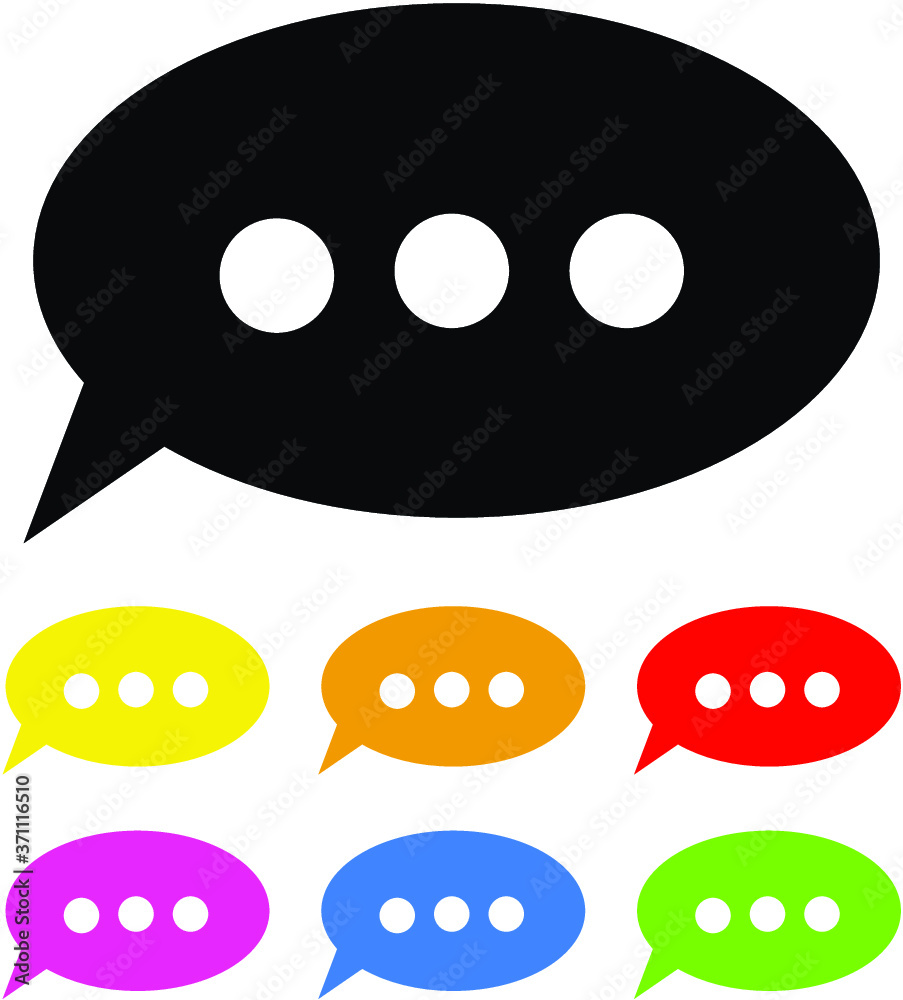 speech bubble icon speech bubble icon