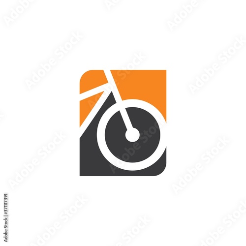 Bicycle  logo icon vector. Simple design concept logo.