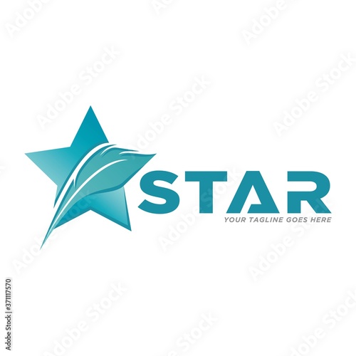 Star logo icon vector. Simple design concept logo.