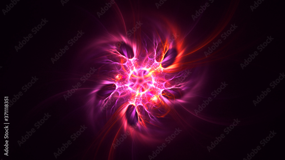 3D rendering abstract round light background 3D rendering abstract round light background