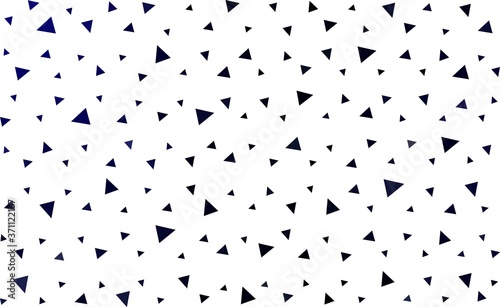 DARK BLUE vector polygonal background. Colorful abstract illustration with triangles. A new texture for your web site.