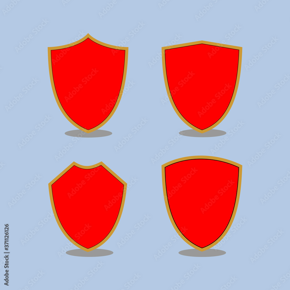 red shield set red shield set