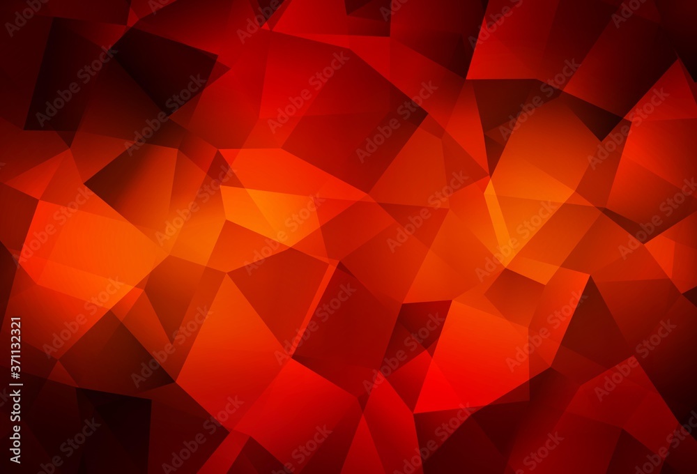Dark Red vector gradient triangles pattern. Dark Red vector gradient triangles pattern.